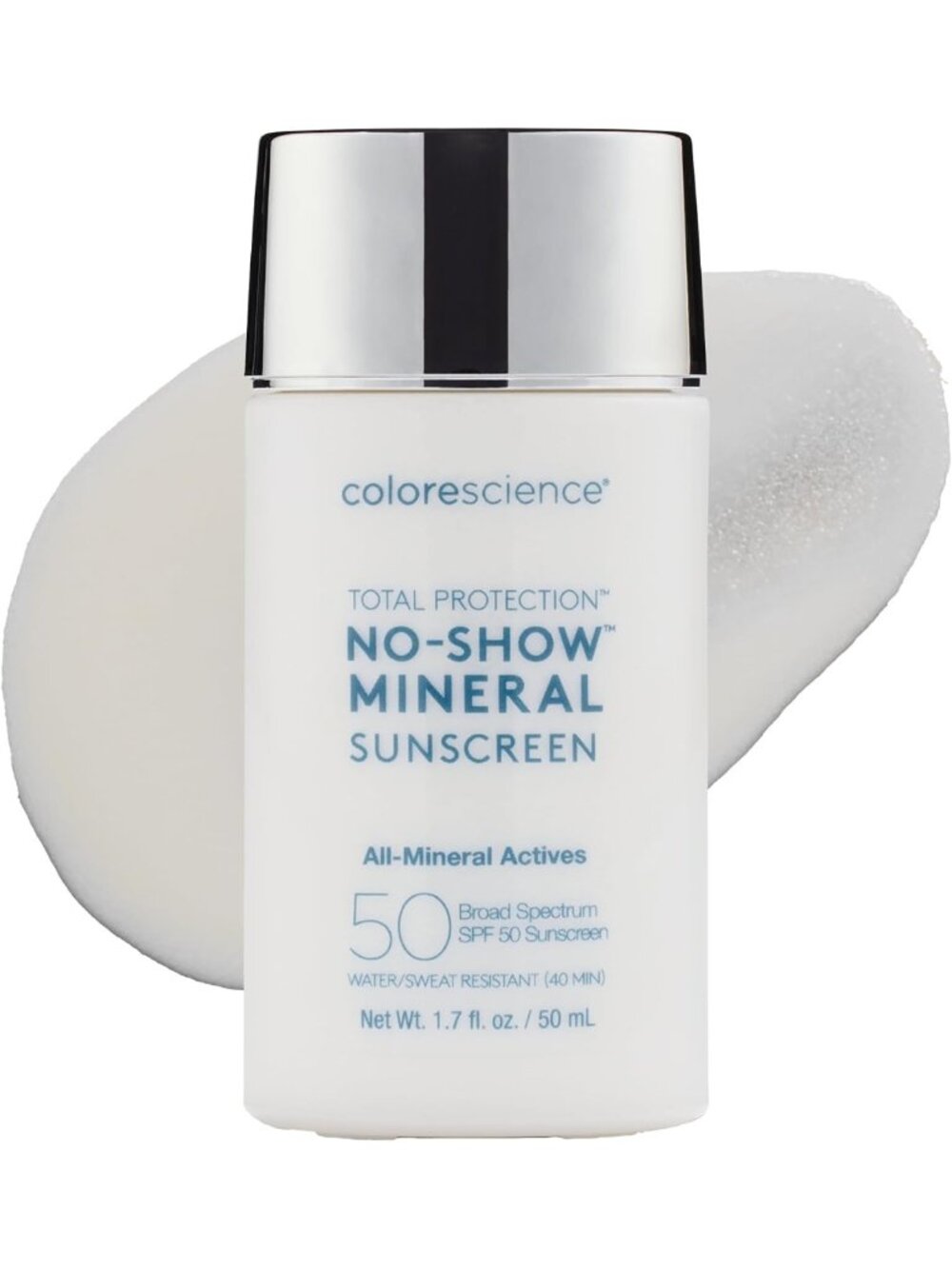 SPF 50 Mineral Sunscreen - 100% Invisible, All Skin Tones & Types, Total